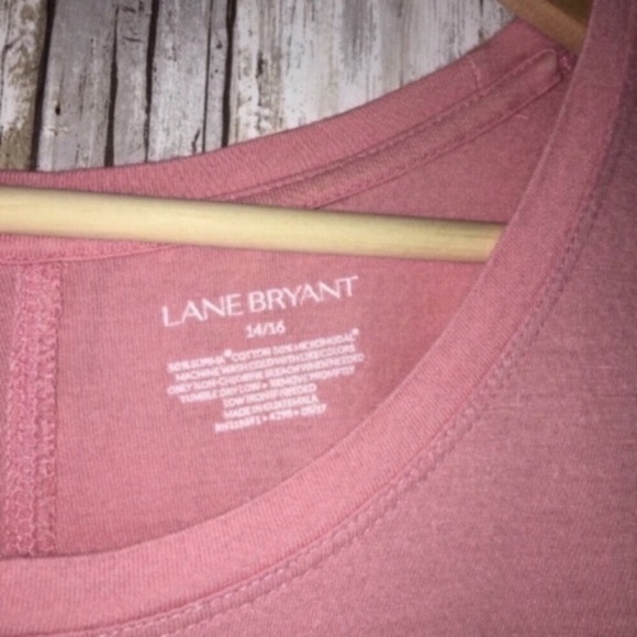 Lane Bryant Pink High Low Tee - Picture 3 of 3